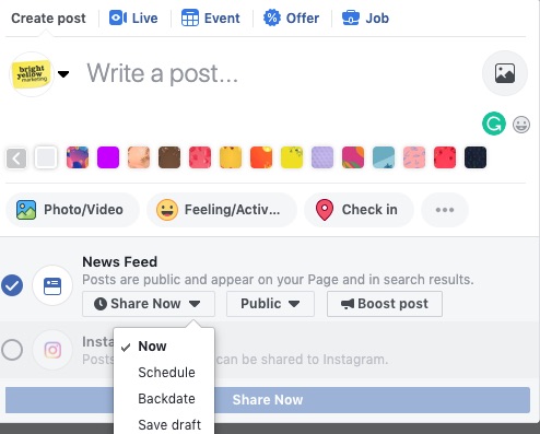 Facebook itself is one of the social media scheduling tools available.