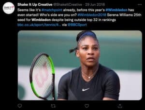 Summer event marketing ideas- Wimbledon