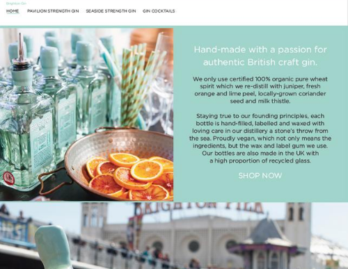 Amazon brand page section