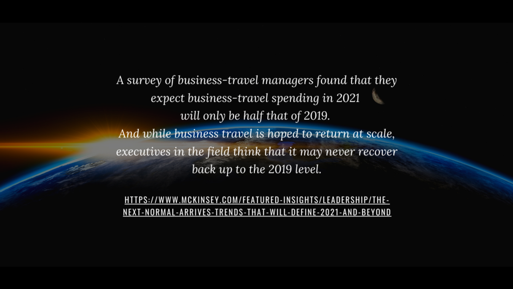 Business travel spending stat 2019 2021