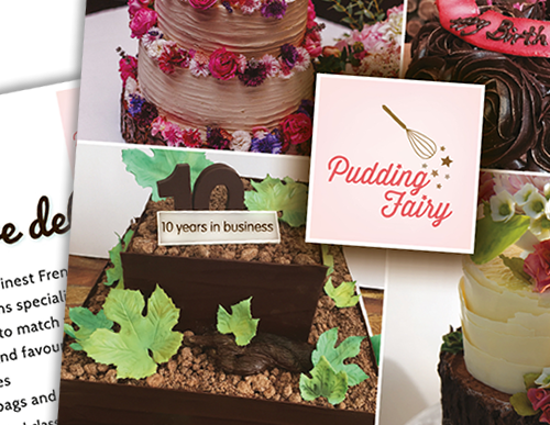 Pudding Fairy flyer design