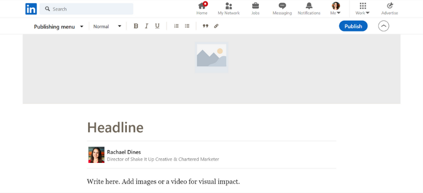 LinkedIn algorithms - Article Publishing