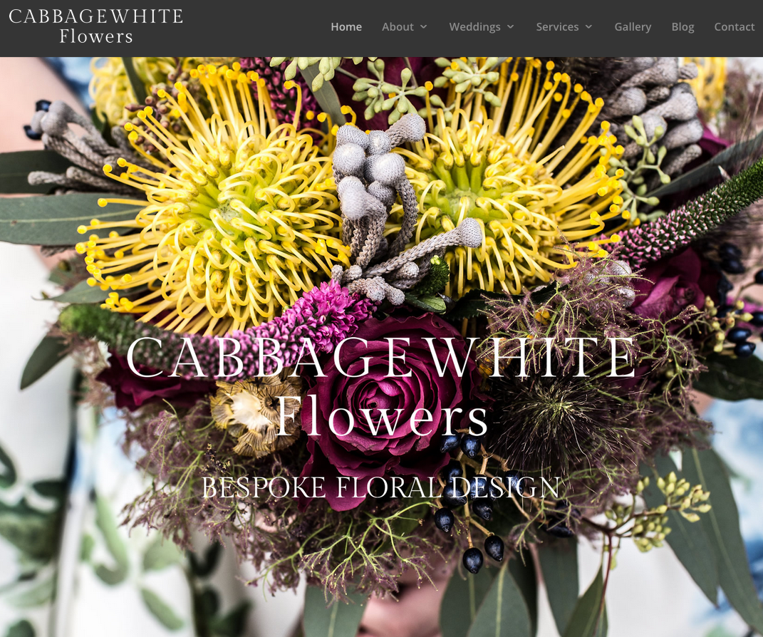 Web design Cabbagewhite Flowers