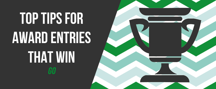 Top tips for award entries