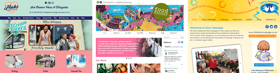 Website design Shake It Up Creative